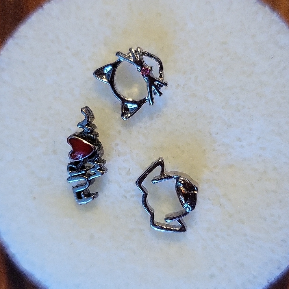 Origami Owl charm set of 3